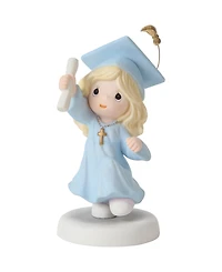 Precious Moments Graduation Girl With Cross Figurine