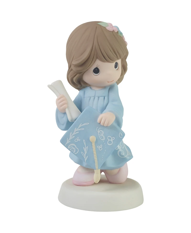 Precious Moments Graduation Blonde Boy Figurine