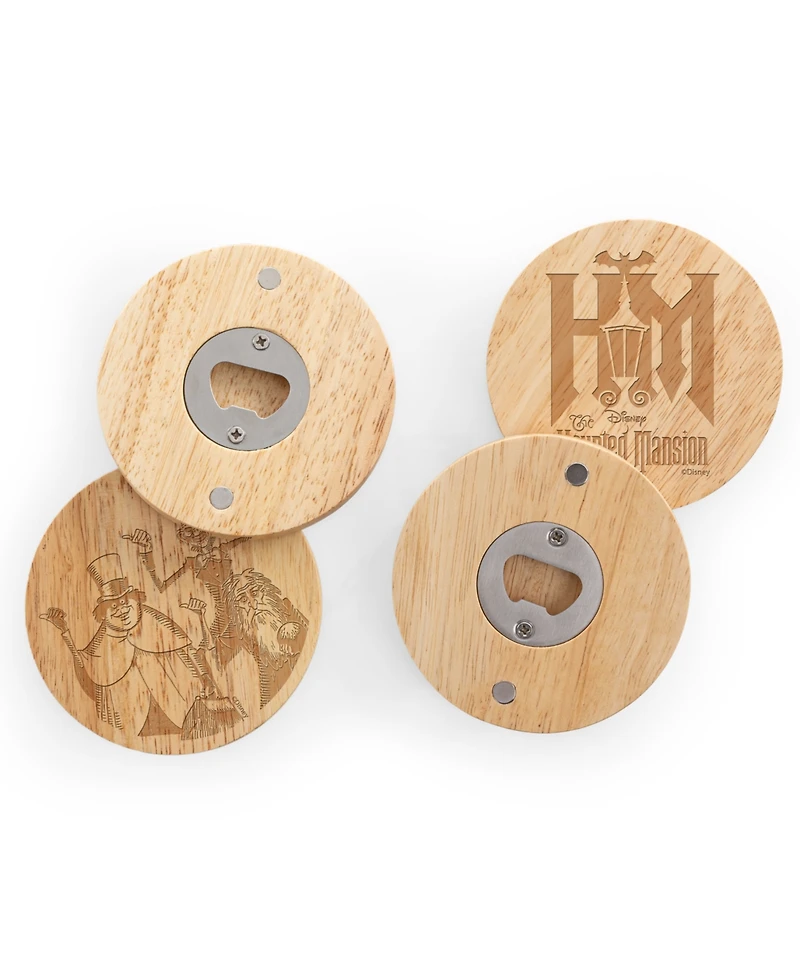 Toscana Disney Haunted Mansion Coasters with Bottle Openers, Set of 4