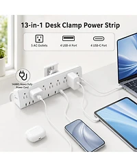 Lofree Desk Clamp Mount 45W Fast Charging Surge Protector for MacBook Air, Laptops, Tablets, and Smartphones