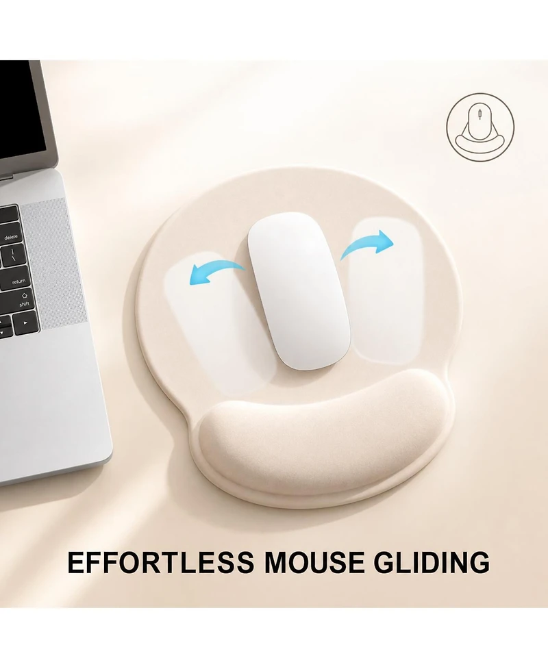Lofree Gel Wrist Rest Ergonomic Non-Slip Mouse Pad for Wired, Wireless, Optical & Mechanical Mice