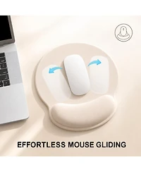 Lofree Gel Wrist Rest Ergonomic Non-Slip Mouse Pad for Wired, Wireless, Optical & Mechanical Mice