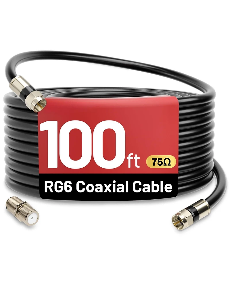 Lofree RG6 Coaxial Cable High Speed Internet Tv Antenna Extension Cord