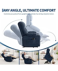 gaomon Oversized Electric Power Lift Recliner Chair with Heat and Massage