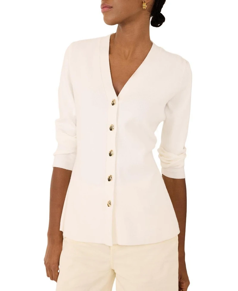 Mint Velvet Women's V Neck Longline Cardigan