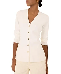 Mint Velvet Women's V Neck Longline Cardigan
