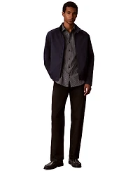 Calvin Klein Men's Gingham Supima Stretch Regular-Fit Shirt