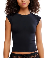Free People Women's So Soft Seamless Fitted Baby Tee
