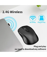 Lofree Wireless Silent Ergonomic Mouse for Laptop and Pc