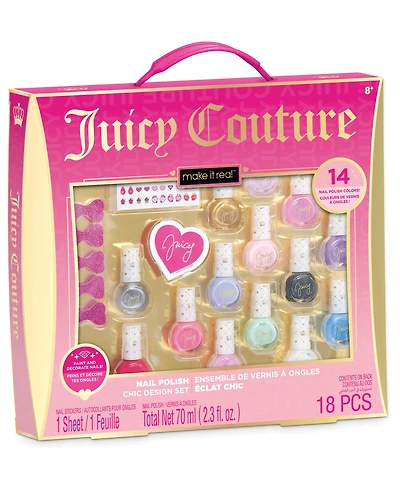 Make It Real Juicy Couture Nail Polish Chic Design Set, Ages 8+