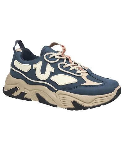True Religion Men's Jeremiah Horseshoe Logo Chunky Sneaker