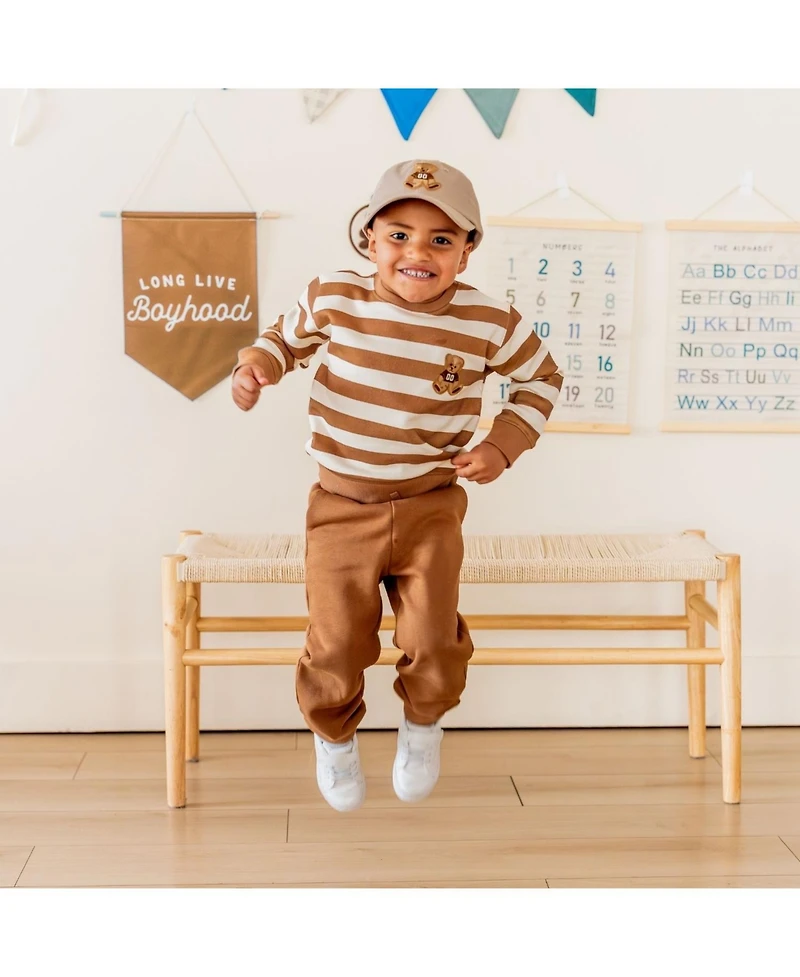 Sweet Wink Boys Teddy Bear Patch Baseball Hat