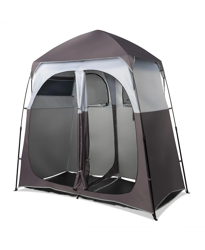 Piscifun Pop Up 2 Room Shower Tent Portable Changing Camping Shelter With Carrying Bag Easy Setup