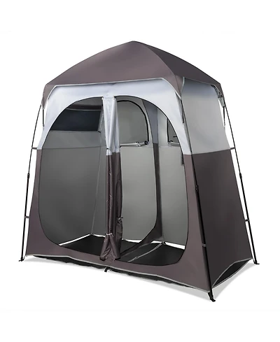 Piscifun Pop Up 2 Room Shower Tent Portable Changing Camping Shelter With Carrying Bag Easy Setup