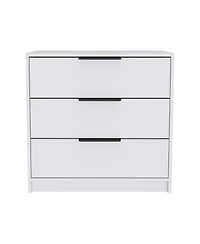 HomeRoots 28" Three Drawer Standard Chest