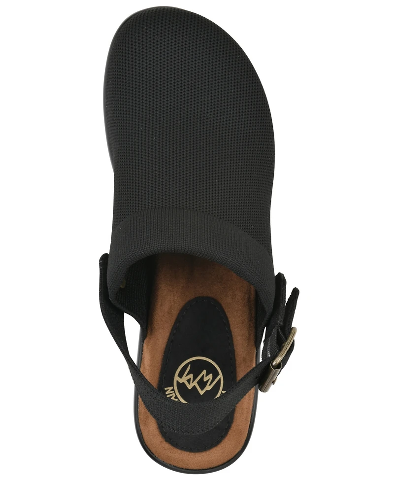 White Mountain Women's Viable Buckle Clogs