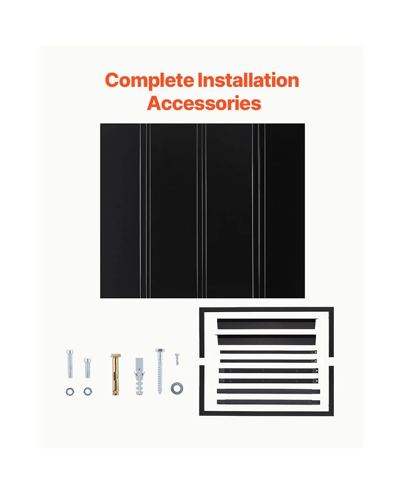 Vevor Window Awning Door Canopy 44x24 in Outdoor Steel Front Door Awnings Anti-Rust