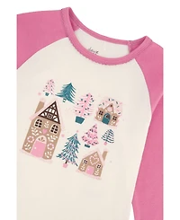Deux par Toddler Girls 2T -5T Cotton Two Piece Pajama Set Tree Print