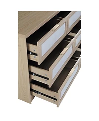 Streamdale Furniture Transitional 6-Drawer Farmhouse Dresser