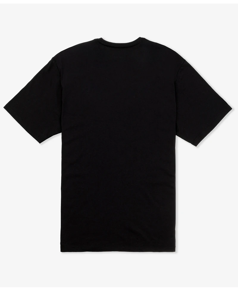 Hurley Men's Icon Logo At Top Left Chest Crewneck T-Shirt