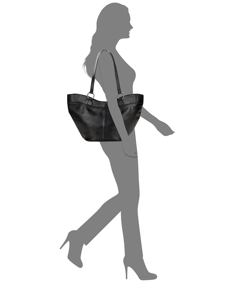 Patricia Nash Meudon Extra-Large Leather Tote Handbag