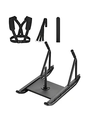 Hongge Dual-Mode Push and Drag Power Sled Q235 Steel with Handle for Speed and Strength Conditioning