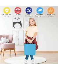 Gouun Set of 6 Toddler Square Floor Cushions with Handles