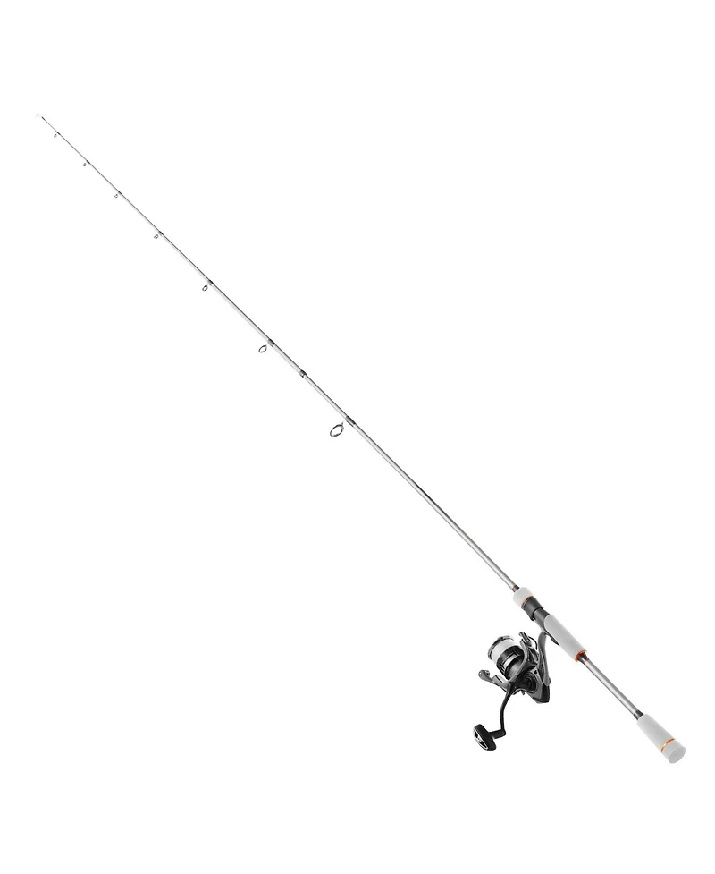 Hongge Two-Piece IM6 Spinning Rod and Reel Combo 6.5 ft with Eva Handle and Reversible Left or Right Crank