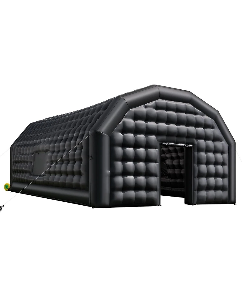 Hongge Giant 26.2 x 19.7 x 13.1 feet Inflatable Nightclub Tent with 1100W Blower for Weddings and Events