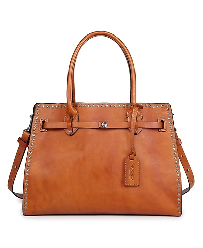 Old Trend Westland Leather Satchel Bag