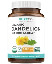 Pure Co. Dandelion Capsules, 120 Count