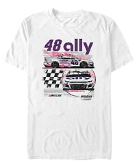 Fifth Sun Men's Forty-Eight Ally Nascar Racing Graphic T-Shirt