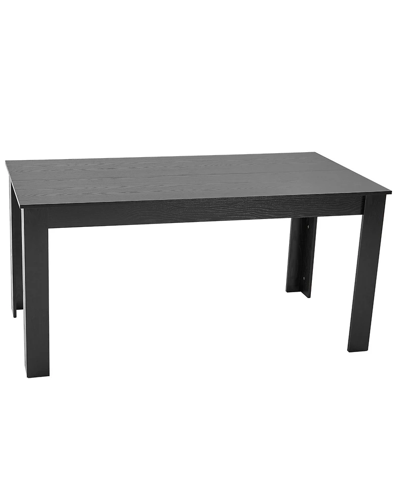 Slickblue Modern Wood Dining Table for Kitchen and Living Room