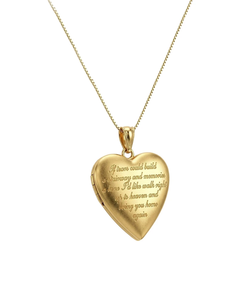 The M Jewelers Heaven's Keepsake Photo Locket Necklace