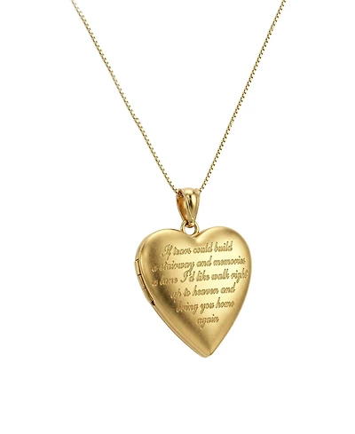 The M Jewelers Heaven's Keepsake Photo Locket Necklace