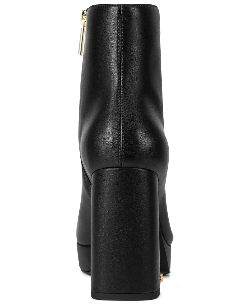 Karl Lagerfeld Paris Women's Malika Platform Booties