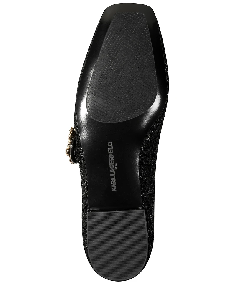 Karl Lagerfeld Paris Women's Mary Jane Flats