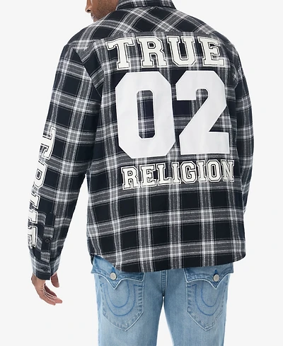 True Religion Men's Flannel Freshmen Shirt