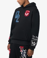 True Religion Men's Logo Patch Hoodie