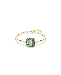 Swarovski Gold-Tone Plated Green Crystal Bracelet