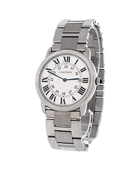Pre-Owned Cartier Ronde Solo de Cartier Quartz Watch in Stainless Steel 36mm