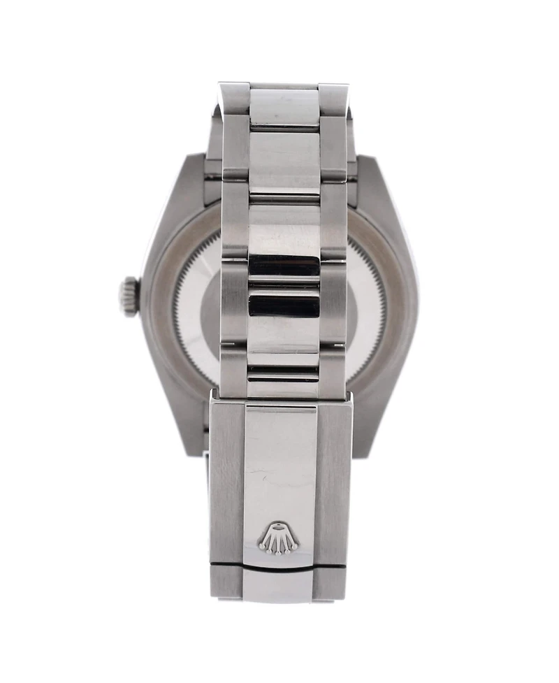 Pre-Owned Rolex Oyster Perpetual Datejust Mint Green Automatic Watch in Stainless Steel 41mm