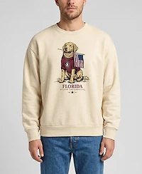 Uscape Apparel Men's and Women's Cream Florida State Seminoles Americana Good Boy Ribbed Premium Sweatshirt