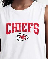 Champion Women's Kansas City Chiefs Distressed Larger-Armhole Muscle Tank Top