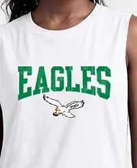 Champion Women's Philadelphia Eagles Distressed Muscle Tank Top