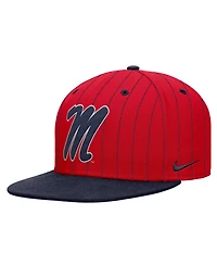 Nike Men's Red Ole Miss Rebels Pro Dri-fit Snapback Hat