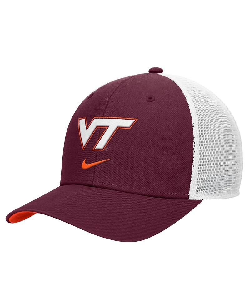 Nike Men's Maroon Virginia Tech Hokies Rise Trucker Dri-fit Adjustable Hat