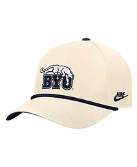 Nike Men's Natural Byu Cougars Vintage Rope Rise Adjustable Hat