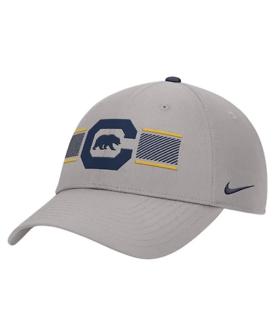 Nike Men's Gray Cal Bears Ripstop Dri-fit Adjustable Hat