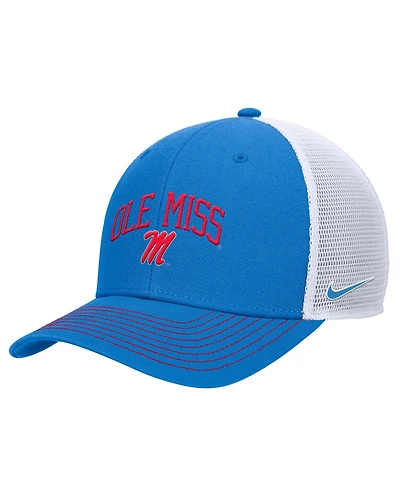 Nike Men's Powder Blue Ole Miss Rebels Rise Adjustable Trucker Hat